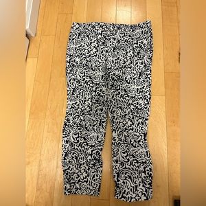 Tommy Hilfiger navy patterned pants